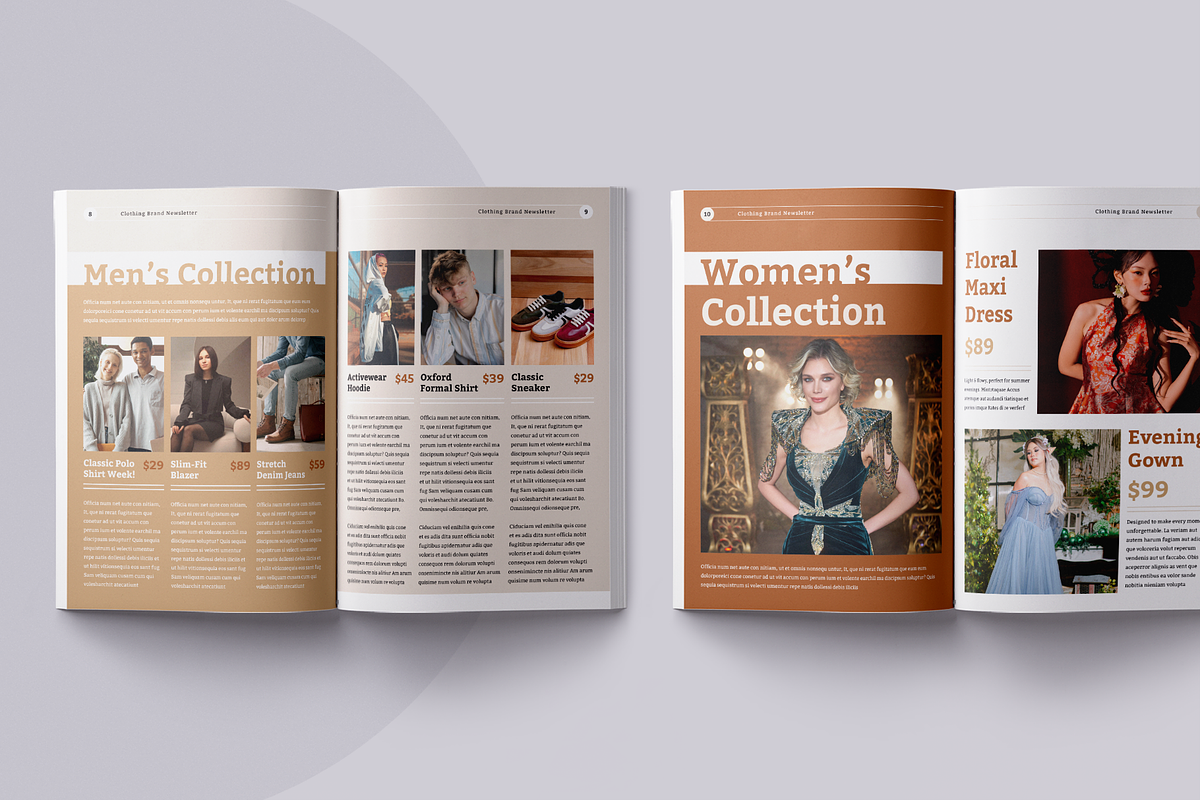 Clothing Newsletter | Canva, a Brochure Template by ArtisticLand (Photo 7 of 10)