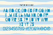 Paper Sticker, a Symbol Font by Nathatype (Thumbnail 7 of 11)
