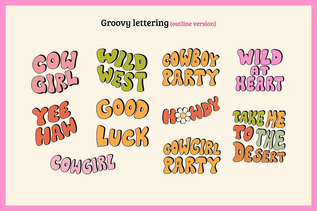 Wild West | Cliparts, lettering, an Object Graphic by Felizabeth Design (Photo 7 of 11)