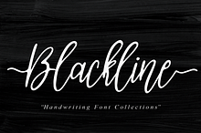 Blackline | Script Font