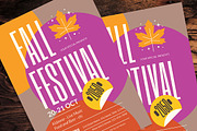 Modern Fall Festival Flyer, a Flyer Template by Gumico Studio. (Thumbnail 2 of 3)