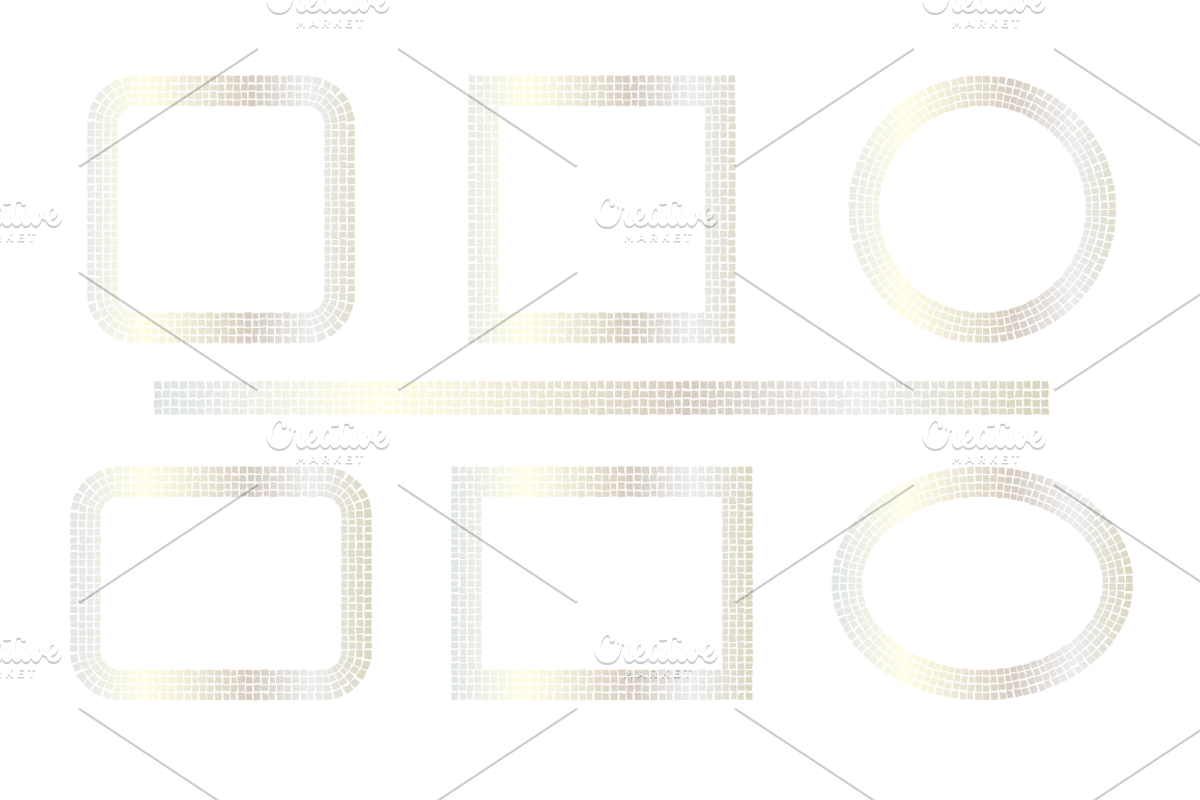 Metallic Mosaic Frames preview 6