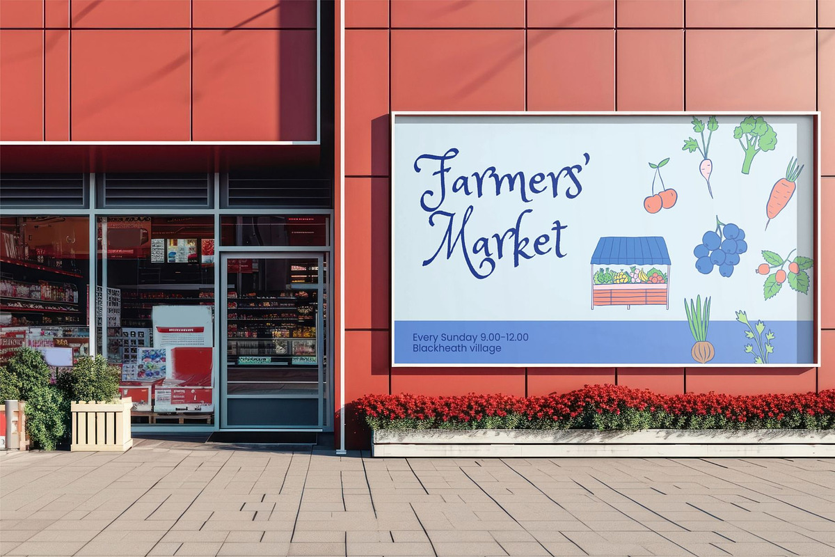 Farmers Market, a Food Illustration by vanloveart (Photo 7 of 7)