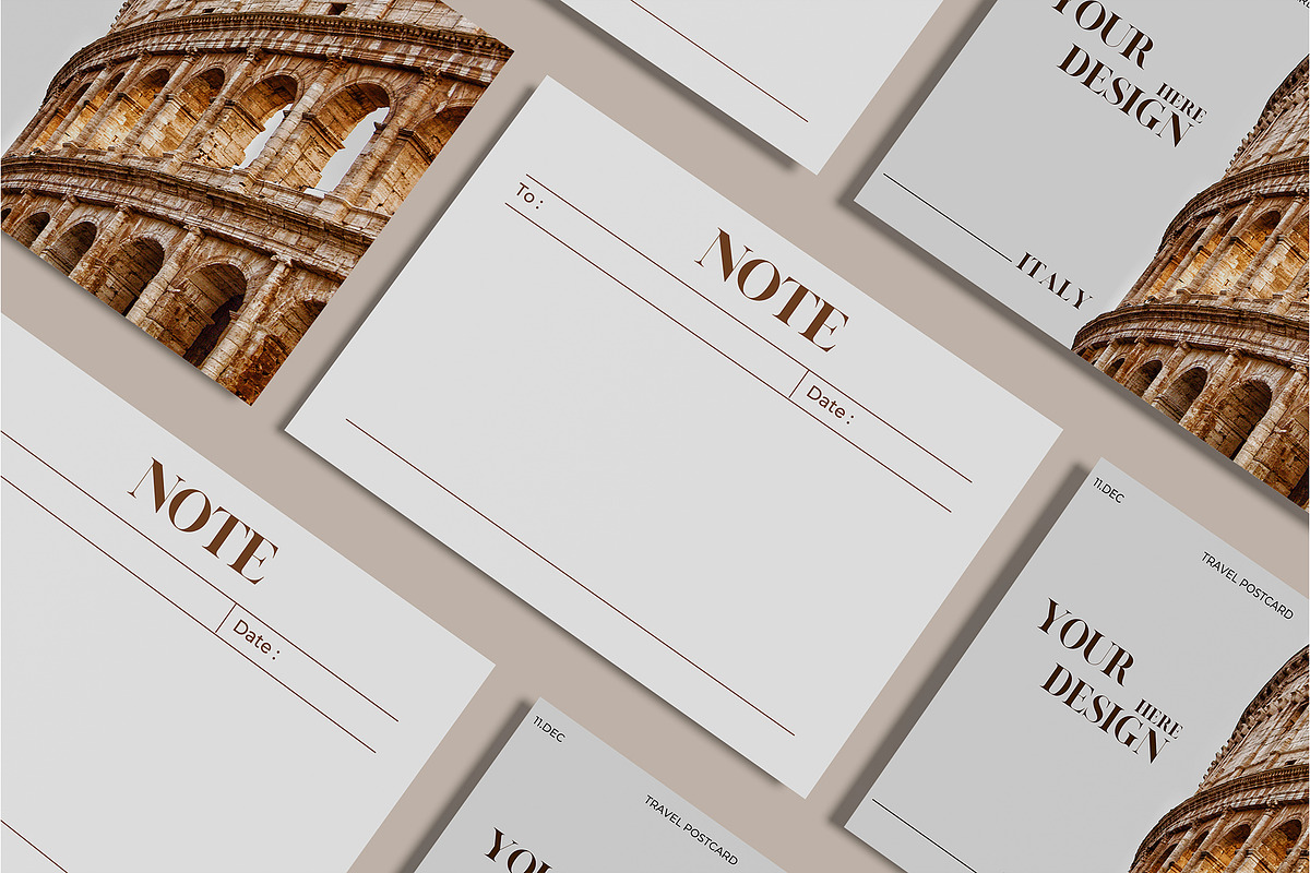 Postcard Mockup, an Advertising Mockup by rizalamora (Photo 10 of 11)