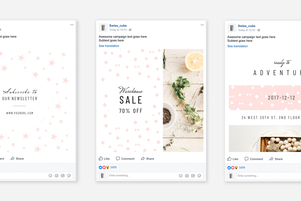 Celebration Instagram Pack, a Social Media Template by Swiss_cube (Photo 6 of 6)