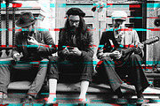 Glitch Photoshop Action preview 5