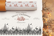 Merry Christmas! Vintage winter set, a Seasonal Illustration by Pamyatka Shop (Thumbnail 18 of 20)