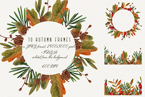 Watercolor Collection Cozy Autumn