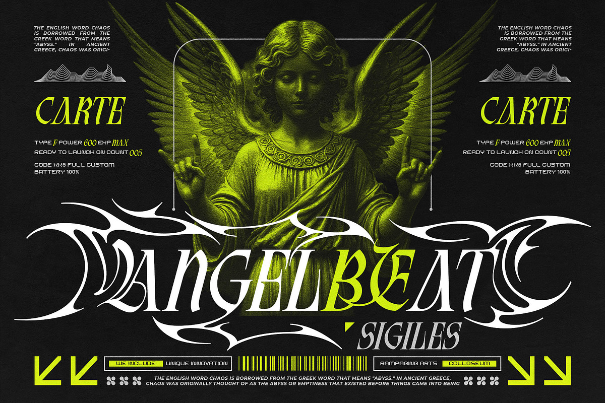 Katalis Seraph Typeface, a Blackletter Font by alit design (Photo 2 of 20)