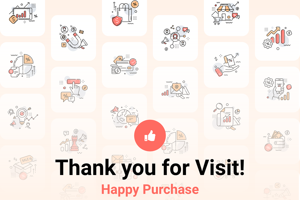 Icons Pack For Sales and Marketing, an Outline Icon by Ragul Creates (Photo 6 of 6)