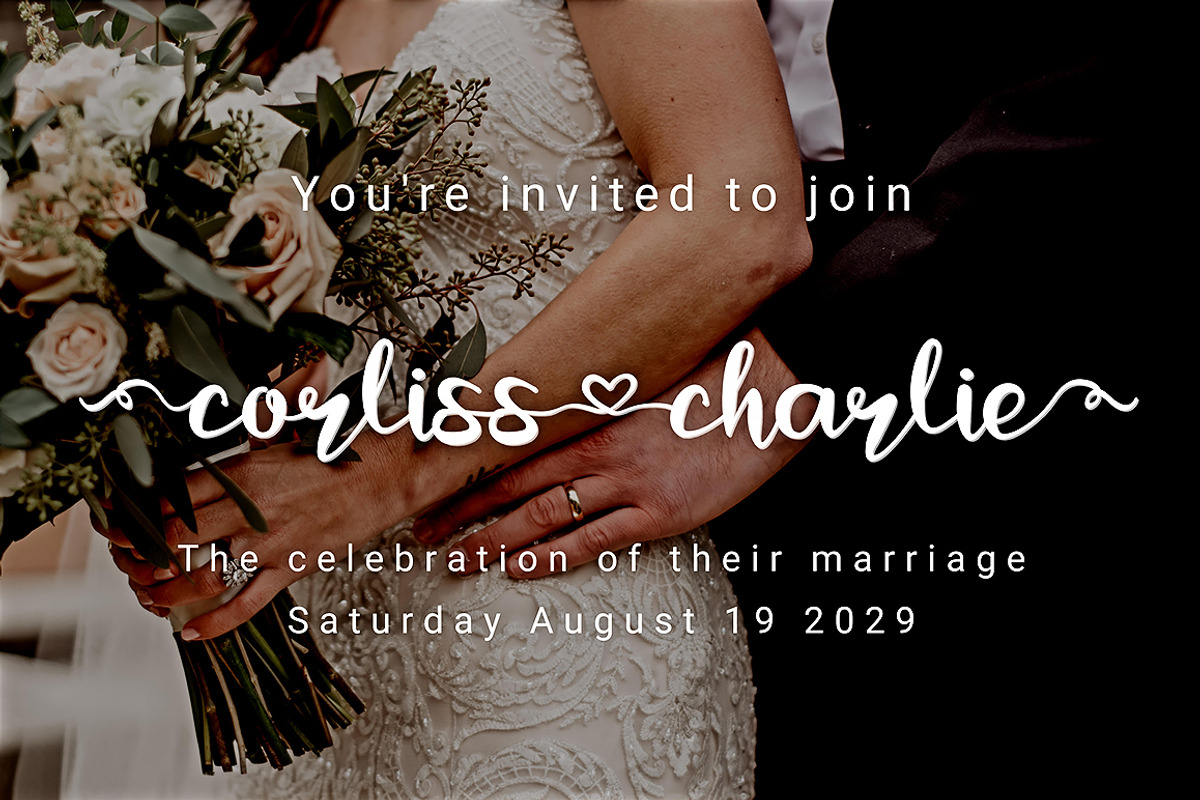 Smootchie Font Modern Script, a Script Font by Ahmad Pkp Studio (Photo 2 of 6)