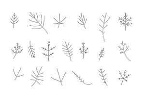 venation veins outline collection, an Outline Icon by nicollr's store