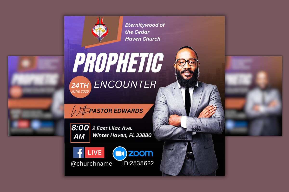 Prophetic Flow Encounter Template, a Social Media Template by Mr. Temp Studio (Photo 2 of 2)