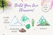 Boho Watercolor Set Florarium, a Work Illustration by SOVA (Thumbnail 2 of 5)