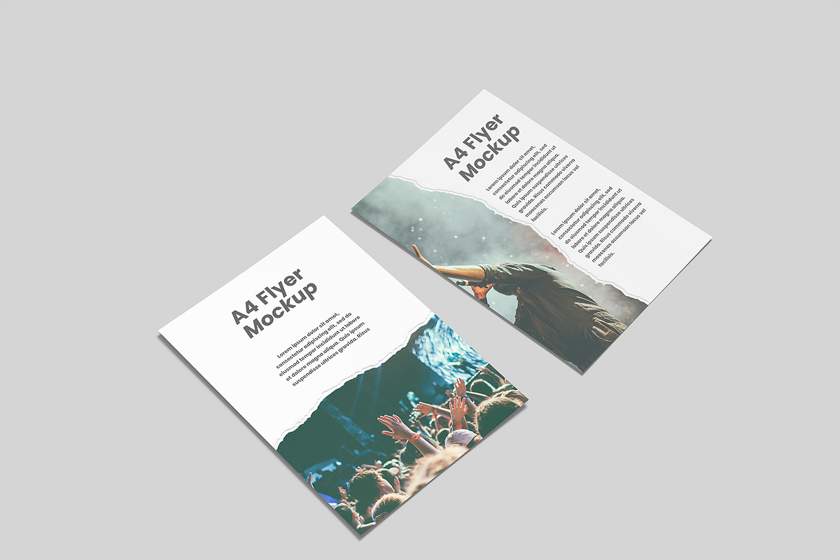 Minimalist Flyer Mockup, a Flyer Template by Rendemporium (Photo 7 of 7)