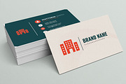 Modern Corporate Business Card, a Business Card Template by MightyDesign (Thumbnail 2 of 6)