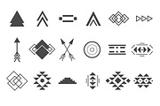 18 Tribal elements + 6 Brushes, an Object Graphic by Iryna Danyliuk (Thumbnail 2 of 5)