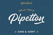 Pipetton Font Duo, a Script Font by Letterhend Studio (Thumbnail 1 of 11)