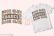 Book Club Babes PNG Bookish SVG, a Graphic by mh_arif (Thumbnail 2 of 3)