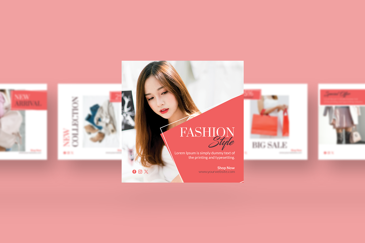 Fashion Style - Instagram Post, a Templates & Theme by UnicodeID (Photo 3 of 4)