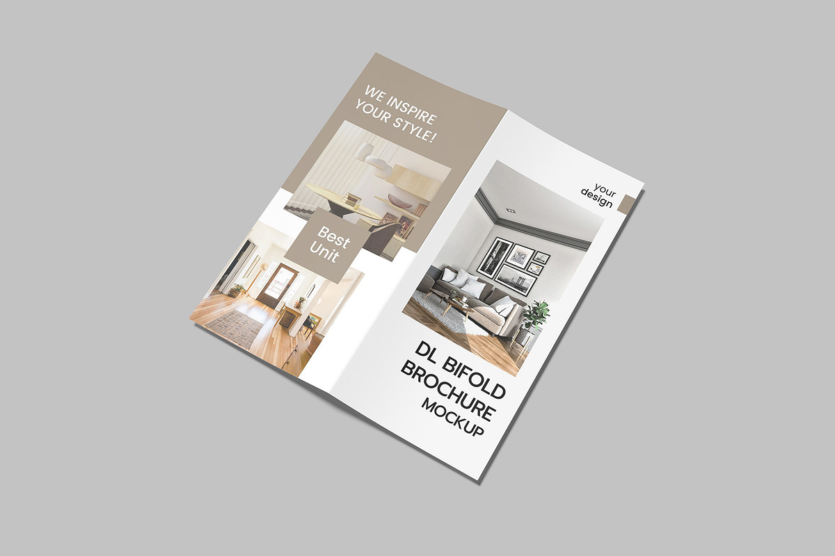 DL Bifold Brochure Mockup, a Brochure Template by Graphiculon (Photo 6 of 11)