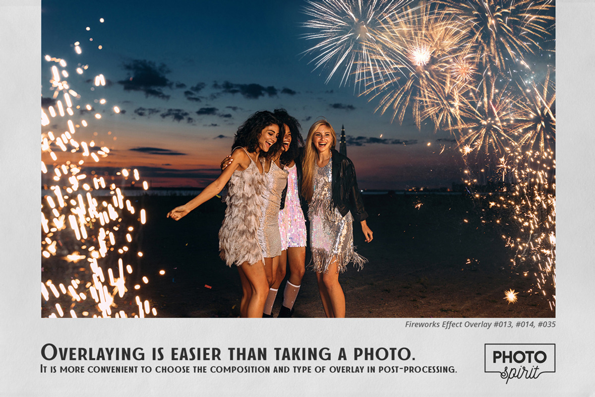 Fireworks Effect Overlays, a Brushes & More by PhotoSpirit (Photo 2 of 10)
