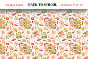 Back to school watercolor clipart., an Education Illustration by SabinaWatercolorArt (Thumbnail 15 of 15)