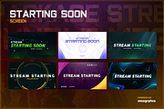 STREAM PACKAGE MEGA BUNDLE V2, a Social Media Template by Creathift (Thumbnail 12 of 19)