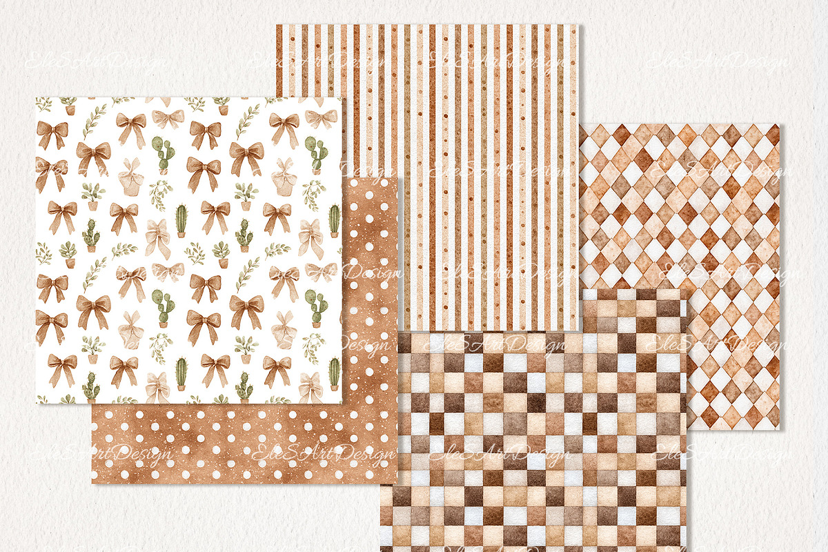 Western Nursery Clipart 64 PNG 5 JPG, a Decorative Illustration by EleSArtDesign (Photo 4 of 6)