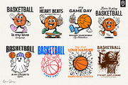 Basketball Lover And Retro Character, a Graphic by shaondesigns (Thumbnail 1 of 9)