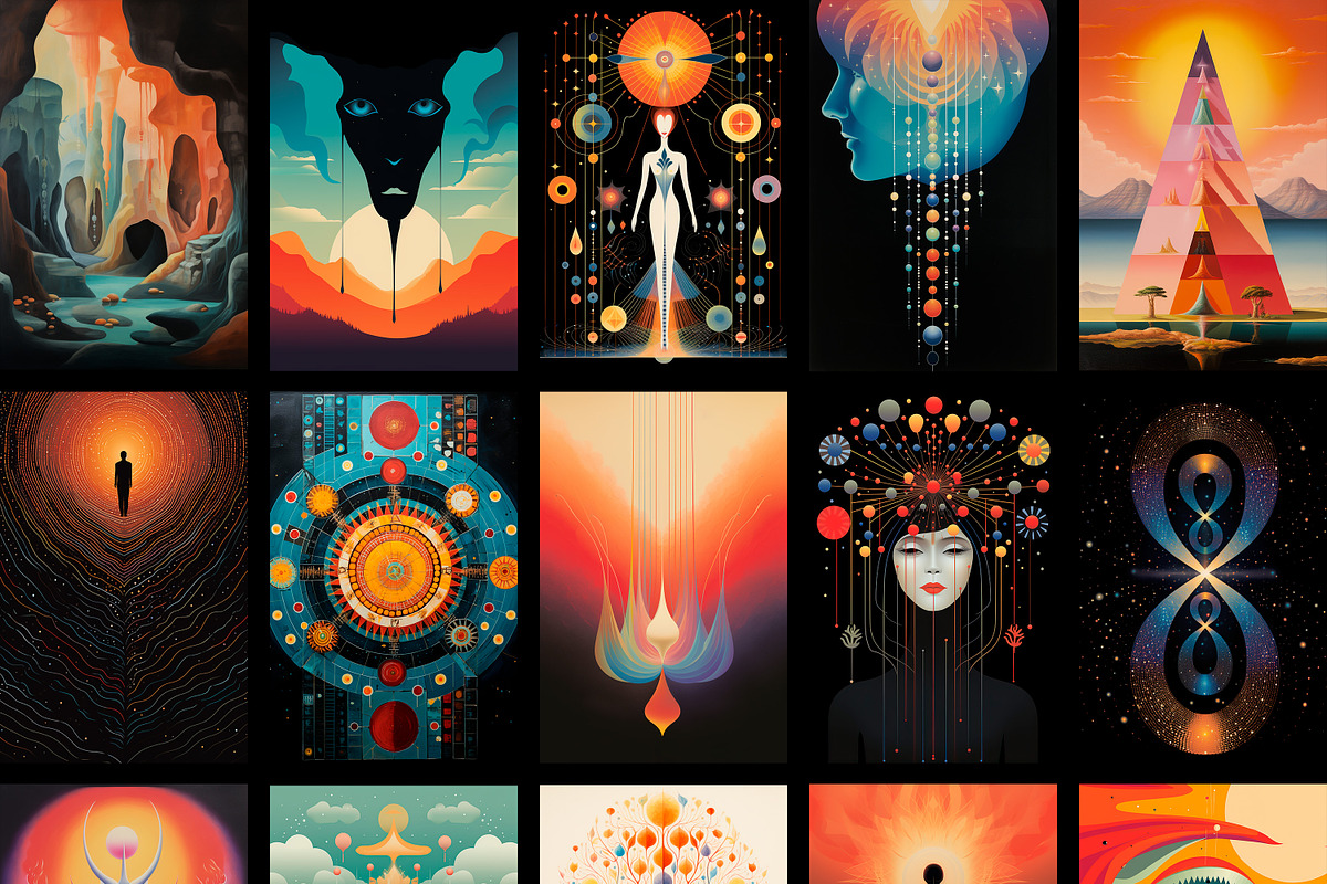 The Depth Psychology Art Posters, an Object Graphic by Struvictory.art (Photo 8 of 8)