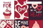 Valentines Clipart, Cards & Patterns, an Object Graphic by Panna Limon Store (Thumbnail 4 of 8)