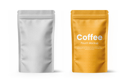 Coffee Pouch Mockup