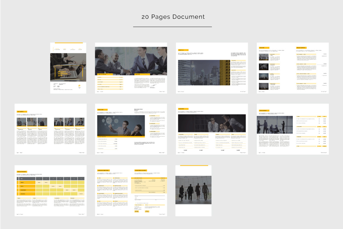 Project Proposal Template, a Brochure Template by Alhaytar (Photo 11 of 11)