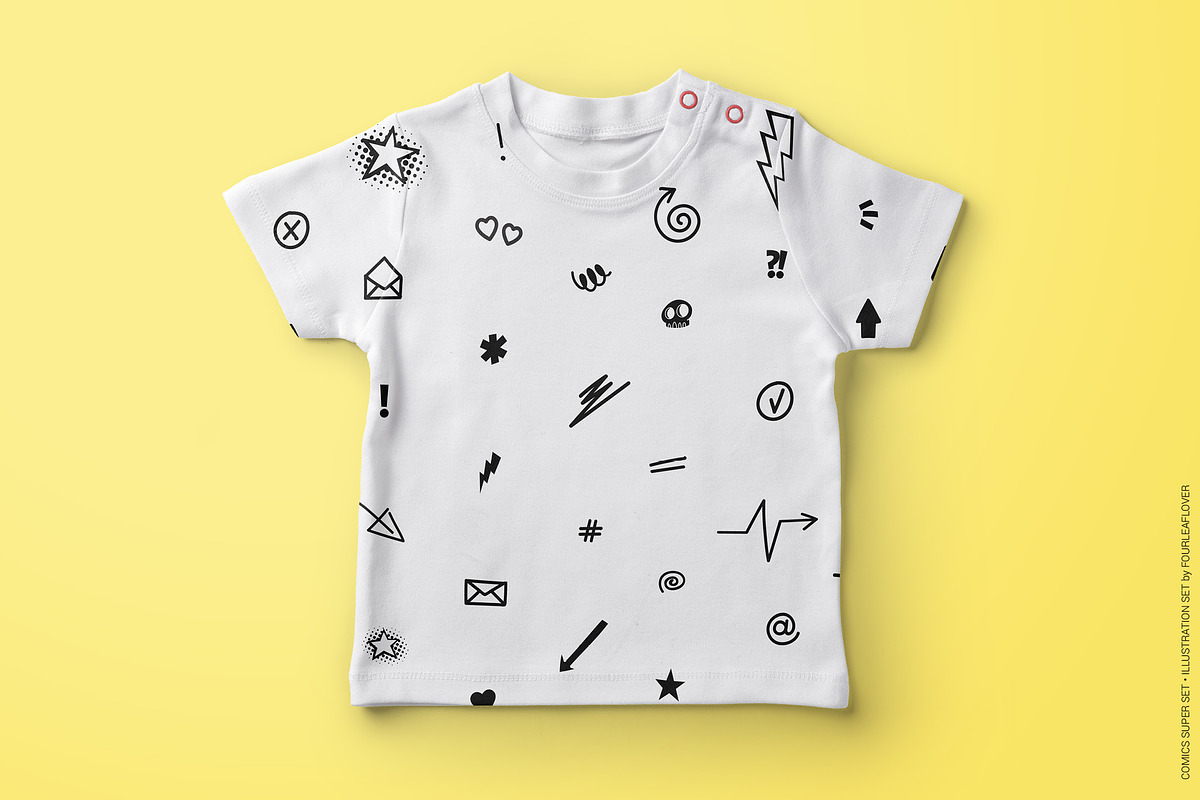 Comic Elements Vector HUGE Set!, an Illustration by FourLeafLover (Photo 13 of 13)