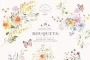 Spring Floral Watercolor Clipart Set, a Decorative Illustration by Veris Studio (Thumbnail 4 of 20)