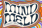 Mind Meld - Psychedelic Display Font, a Font by PutraCetol Studio (Thumbnail 5 of 12)