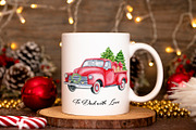 Classic christmas cars set, an Illustration by svetodesign (Thumbnail 5 of 10)