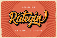 Rategin - Vintage Script Font