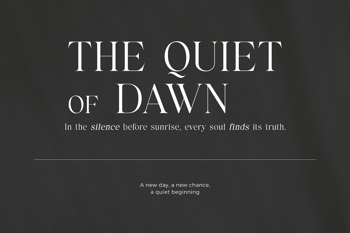 Reign – Display Serif Font, a Font by Almeera Std (Photo 7 of 8)