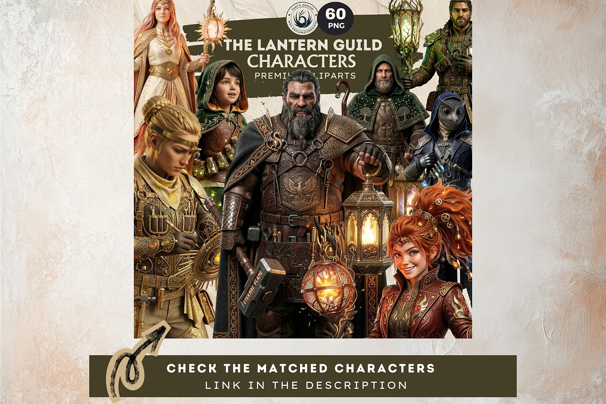 The Lantern Guild Backdrops, a Background Graphic by ThatsDesignArt (Photo 13 of 13)