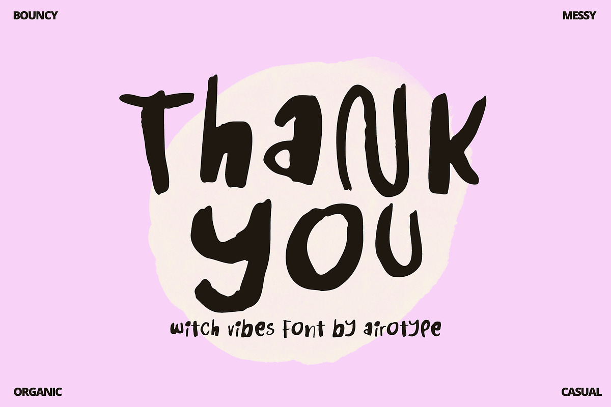Witch Vibes | Playful Handdrawn Font, a Handwritten Font by Airotype (Photo 11 of 11)