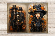 Victorian Halloween Junk Journal, a Person Illustration by GlamArtZhanna (Thumbnail 7 of 9)