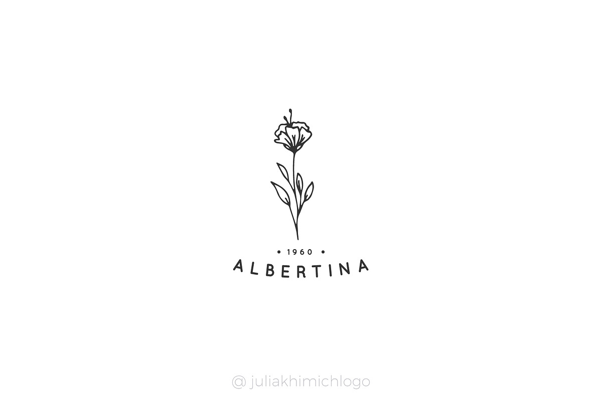 Logo Pack Volume 5. Florals, a Branding & Logo Template by Mint Air Studio (Photo 18 of 21)