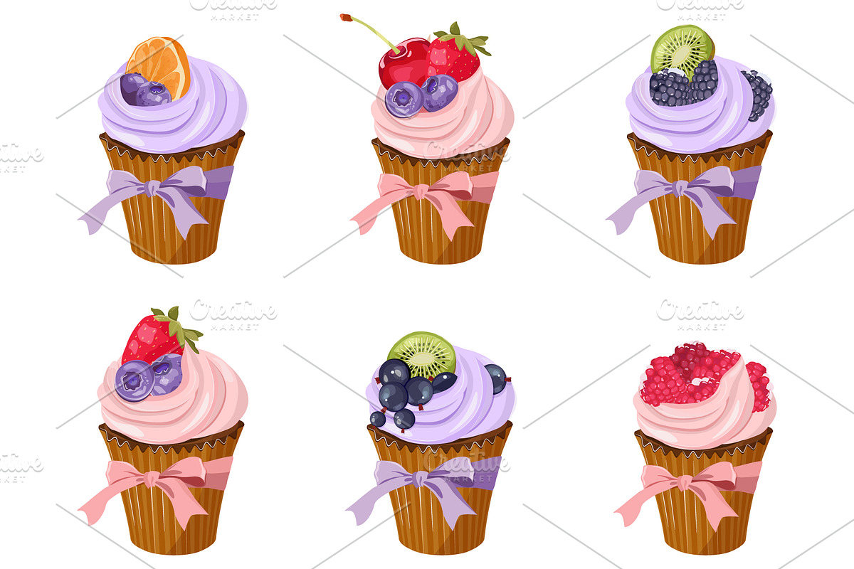 A set of sweet desserts, an Object Graphic by artdemidova (Photo 4 of 9)
