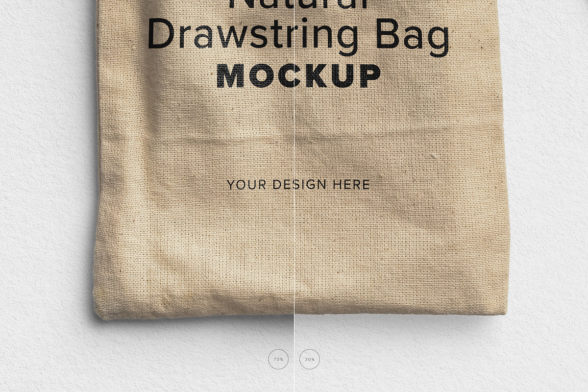 Drawstring Bag with Wax Seals Mockup, an Advertising Mockup by Custom Scene (Photo 9 of 11)