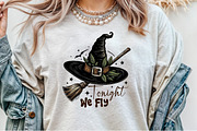Tonight We Fly Halloween Witch Broom, an Illustration by Sublimation Artist (Thumbnail 8 of 9)