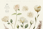 Delicate Flowers & Glass Vases Set, a Decorative Illustration by Sunshine Art (Thumbnail 10 of 13)