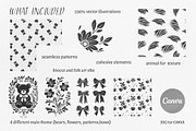 100 Teddy Bear linocut prints, an Object Graphic by DariSmartArt (Thumbnail 14 of 15)