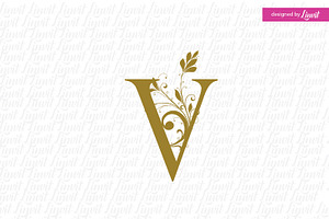 V Initial, V Logo, V Monogram